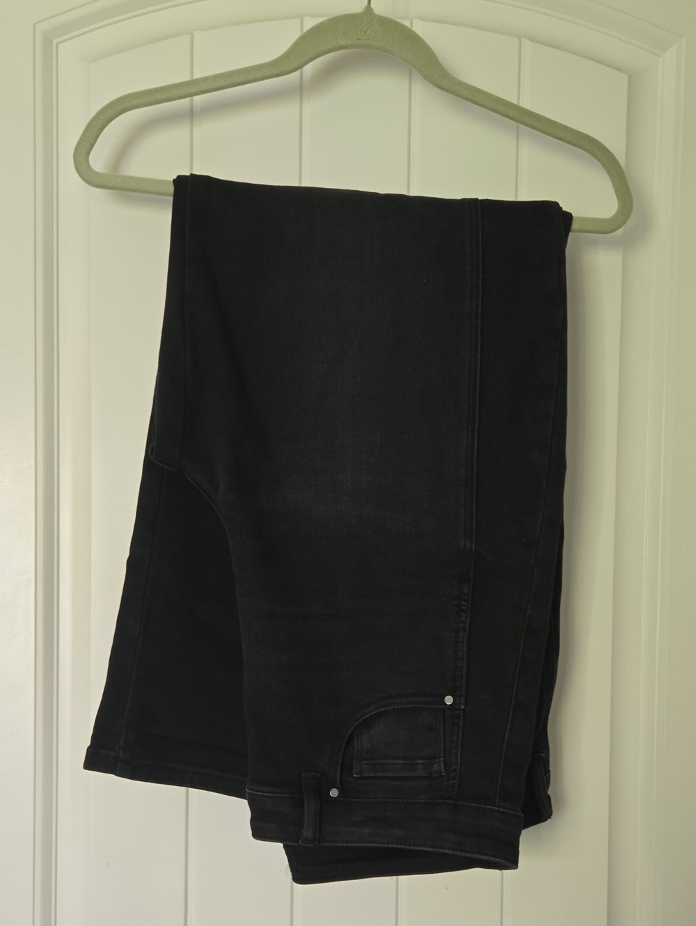Risen Black Denim Barrel Jeans